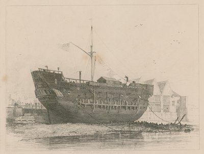 Discovery makaa Deptfordissa tekijältä Edward William Cooke