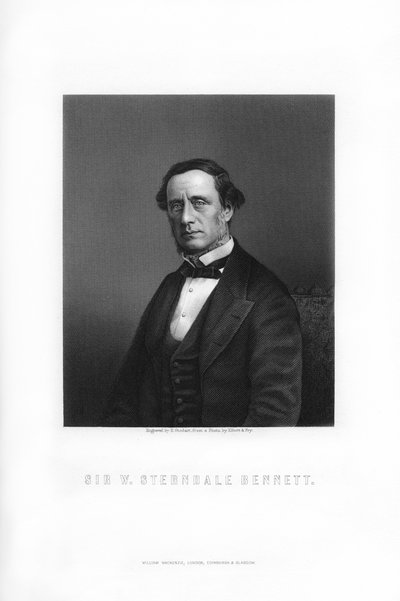 Sir William Sterndale Bennett, englantilainen säveltäjä, 1899. tekijältä Edward William Stodart
