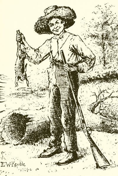 Huckleberry Finn tekijältä Edward Windsor Kemble