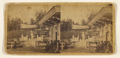 Cresson Mountain House. Se sijaitsee yhdellä Alleghenien korkeimmista huipuista...[Pennsylvania Central R.R.] tekijältä Edward and Henry T. Anthony and Co.