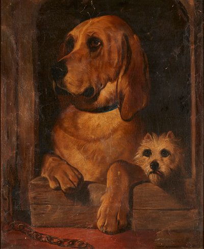 Arvokkuus ja röyhkeys (öljy kankaalle) tekijältä Edwin (after) Landseer