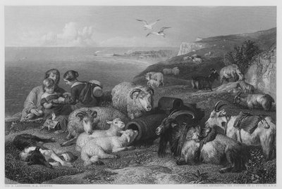 Rauha, kuvasta Vernon Galleryssa (kaiverrus) tekijältä Edwin (after) Landseer