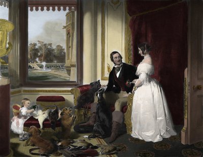 Windsorin linna nykyaikana tekijältä Edwin (after) Landseer