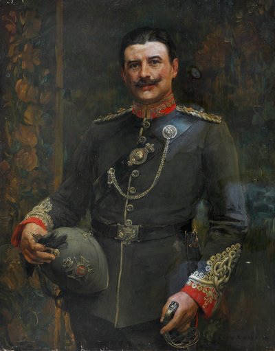 Vapaaehtoispataljoonan upseeri, Middlesex-rykmentti, noin 1904 tekijältä Edwin Arthur Ward