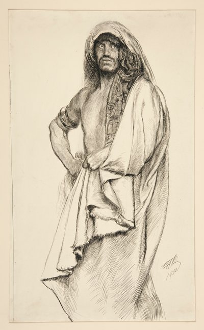 Aaron, Titus Andronicuksesta tekijältä Edwin Austin Abbey