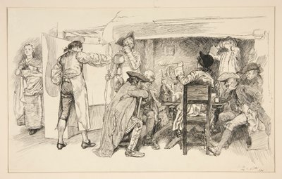 Ale House -huone - tekijältä Edwin Austin Abbey