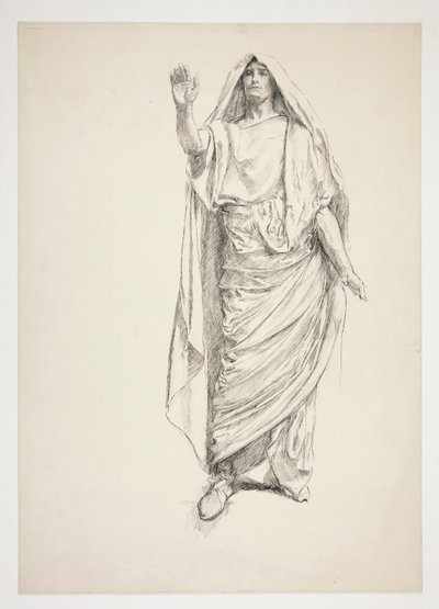 Anthony (aluspiirustus .3138:lle) - Julius Caesar tekijältä Edwin Austin Abbey
