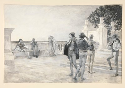 Balthazar laulaa: tekijältä Edwin Austin Abbey