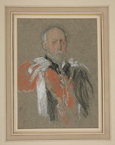 Edward VII:n kruunaus Muotokuva: Schleswig-Holsteinin prinssi Christian tekijältä Edwin Austin Abbey