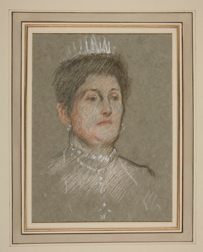 Edward VII:n kruunaus muotokuva: Battenbergin prinsessa Beatrice tekijältä Edwin Austin Abbey