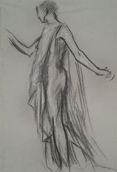 Varhainen kuvatutkimus tekijältä Edwin Austin Abbey