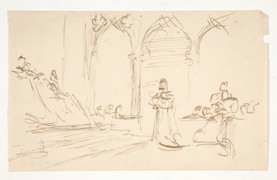 Varhainen opiskelu varten tekijältä Edwin Austin Abbey