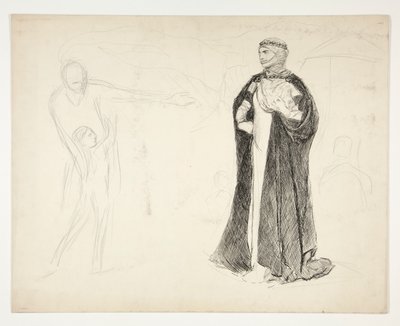 Varhainen opiskelu King Johnille tekijältä Edwin Austin Abbey