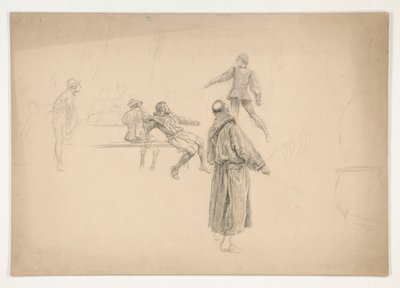 Kuva piirustus tekijältä Edwin Austin Abbey