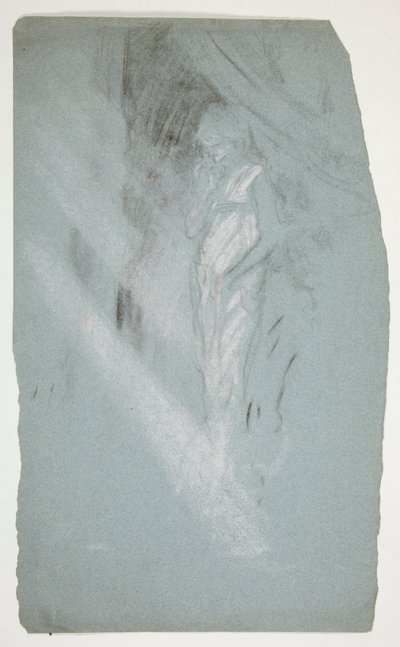 Naisen hahmo - (tunnistamaton kuva) tekijältä Edwin Austin Abbey