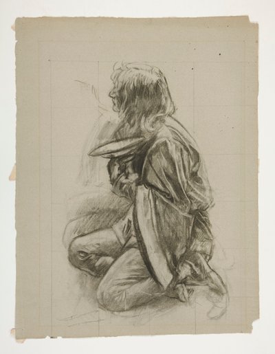 Kuvatutkimus kuningas Arthurille tekijältä Edwin Austin Abbey