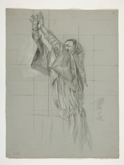 Kuvatutkimus kuningas Arthurille tekijältä Edwin Austin Abbey