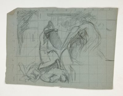 Figuuritutkimus seitsemästä kuolemansyntistä, The Quest of the Holy Graal (15 maalauksen sarja Bostonin yleiselle kirjastolle, valmistui vuonna 1901) tekijältä Edwin Austin Abbey