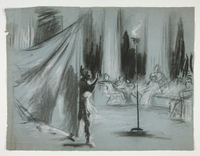 Figuurit salissa tekijältä Edwin Austin Abbey