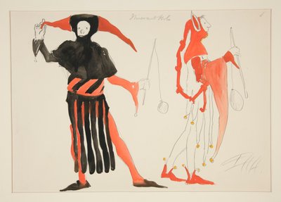 Hullut, pukupiirros Henry Irvingille tekijältä Edwin Austin Abbey