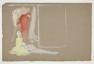 Figuuriryhmä - (tunnistamaton kuva) tekijältä Edwin Austin Abbey