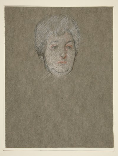 Edwardin kruunajaisten vanhuksen naisen johtaja. VII tekijältä Edwin Austin Abbey