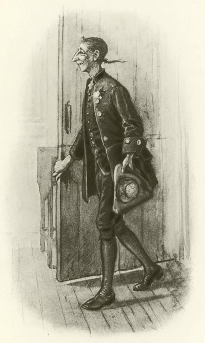 Ichabod Crane (syväpaino) tekijältä Edwin Austin Abbey