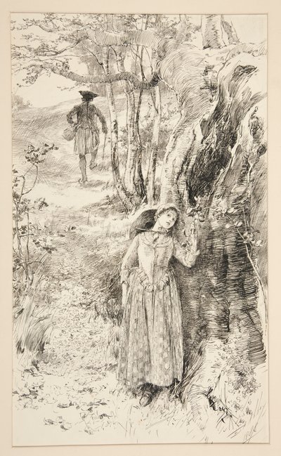 Kuvitus varten tekijältä Edwin Austin Abbey