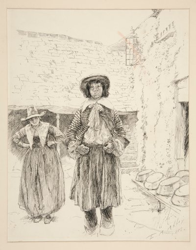 Kuvitus varten tekijältä Edwin Austin Abbey