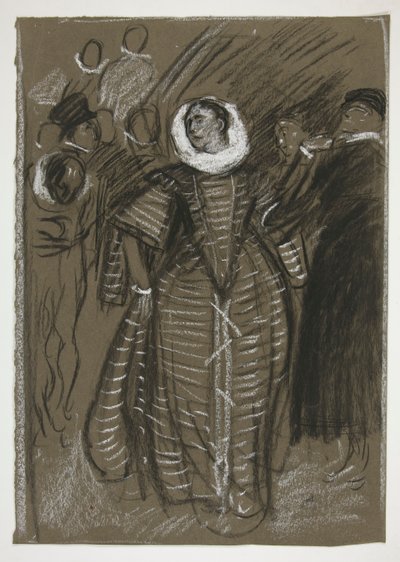 Katharina, näytös I, kohtaus I, äijän kesyttäminen tekijältä Edwin Austin Abbey