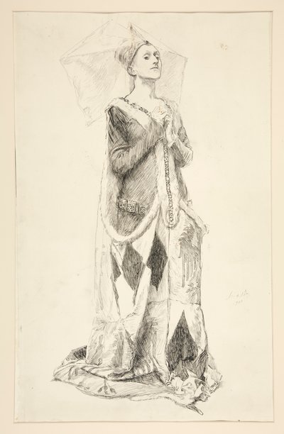 Lady Anne Nevill, kuningas Richard III:sta tekijältä Edwin Austin Abbey