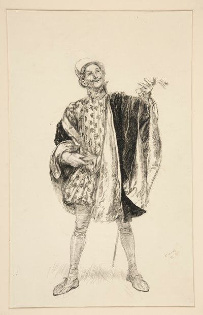 Petruchio, näytöksestä I, kohtaus ii, äijän kesyttäminen tekijältä Edwin Austin Abbey