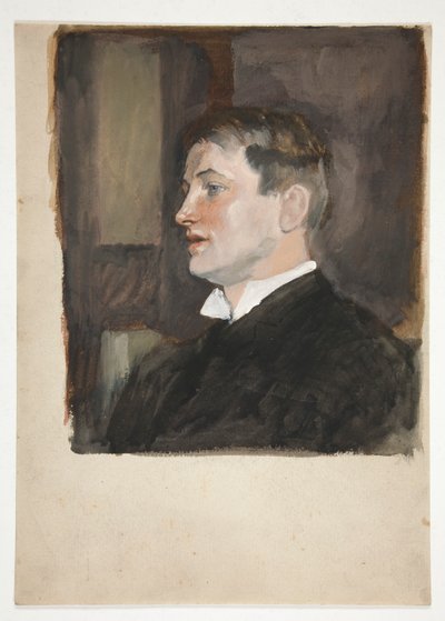 Nuoren miehen muotokuva (tunnistamaton hoitaja) tekijältä Edwin Austin Abbey