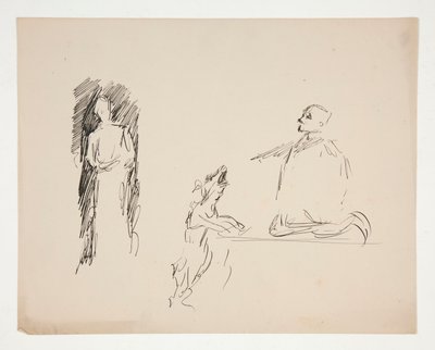 Arkki figuuritutkimuksista tekijältä Edwin Austin Abbey