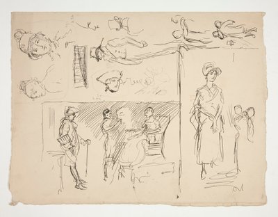 Arkki figuuritutkimuksista tekijältä Edwin Austin Abbey
