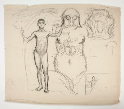 Arkki luonnoksia tekijältä Edwin Austin Abbey