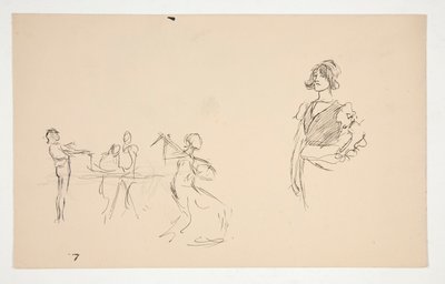 Arkki luonnoksia tekijältä Edwin Austin Abbey