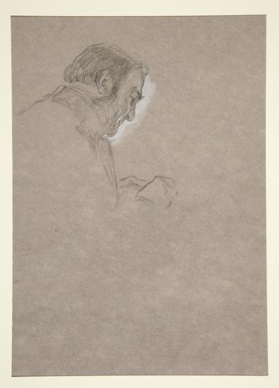 Opiskelu. Arkkipiispa Temple kruunaa kuninkaan tekijältä Edwin Austin Abbey
