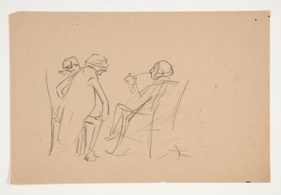 Tutkimus .1207:lle - kuvitus Oliver Goldsmithille tekijältä Edwin Austin Abbey