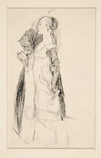 Tutkimus Isabellan kasvatukseksi (öljymaalaus) tekijältä Edwin Austin Abbey
