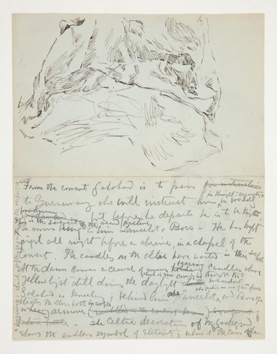 Tutkimus Pyhän Graalin etsinnästä (15 maalauksen sarja Bostonin julkiselle kirjastolle, valmistui vuonna 1901): verhojen tutkimus tekijältä Edwin Austin Abbey