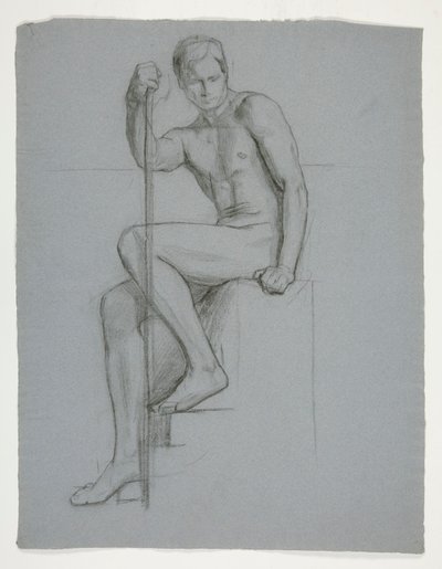 Study for The Spirit of Vulcan, Genius of the Workers in Iron and Steel, Capitol Rotunda, Harrisburg, Pennsylvania tekijältä Edwin Austin Abbey