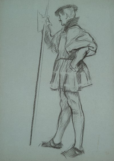 Tutkimus kuningatar Katariinan oikeudenkäyntiä varten tekijältä Edwin Austin Abbey