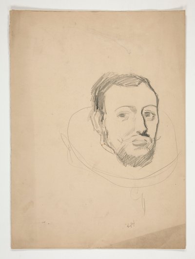 Tutkimus miehen päälle: luonnos seinämaalauksesta osavaltion pääkaupunkirakennukseen Harrisburgissa, Pennsylvaniassa, 1902-1911 (valmistaja John Singer Sargent) tekijältä Edwin Austin Abbey