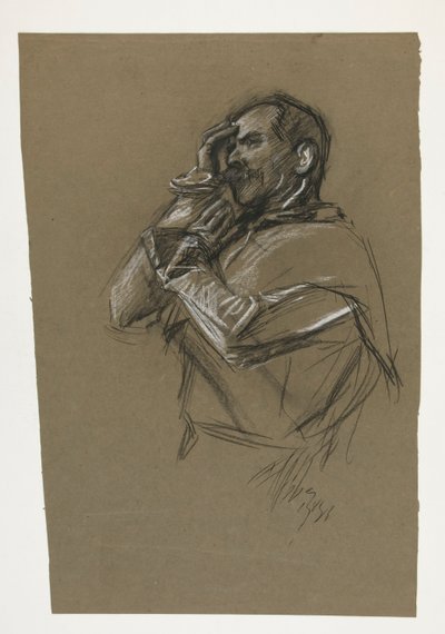 Tutkimus yhdelle The Quest of the Holy Graalin seinämaalauksista (15 maalauksen sarja Bostonin julkiselle kirjastolle, valmistui vuonna 1901) tekijältä Edwin Austin Abbey