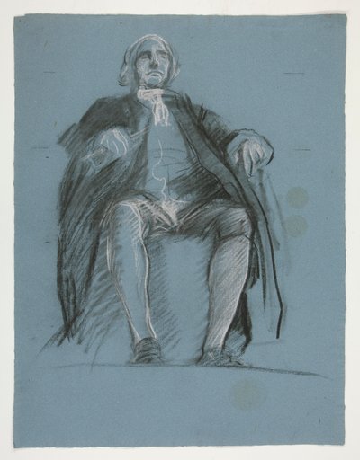 Tutkimus kenraali John Peter Gabriel Muhlenbergin hahmolle vuonna tekijältä Edwin Austin Abbey
