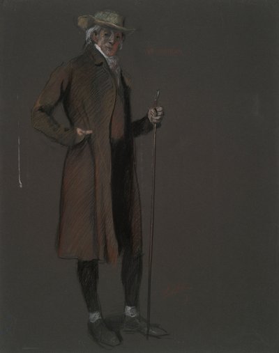 Tutkimus John Bartramin hahmolle, in tekijältä Edwin Austin Abbey