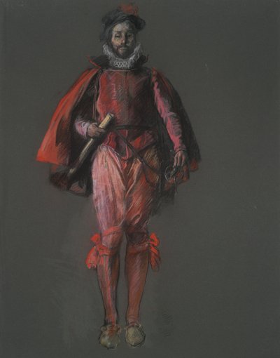 Tutkimus Sir Walter Raleighin hahmolle, in tekijältä Edwin Austin Abbey
