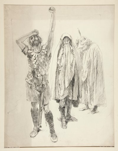 Tutkimus tuntemattomaan Shakespearen näytelmään tekijältä Edwin Austin Abbey