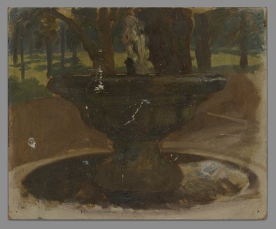 Tutkimus suihkulähteestä tekijältä Edwin Austin Abbey